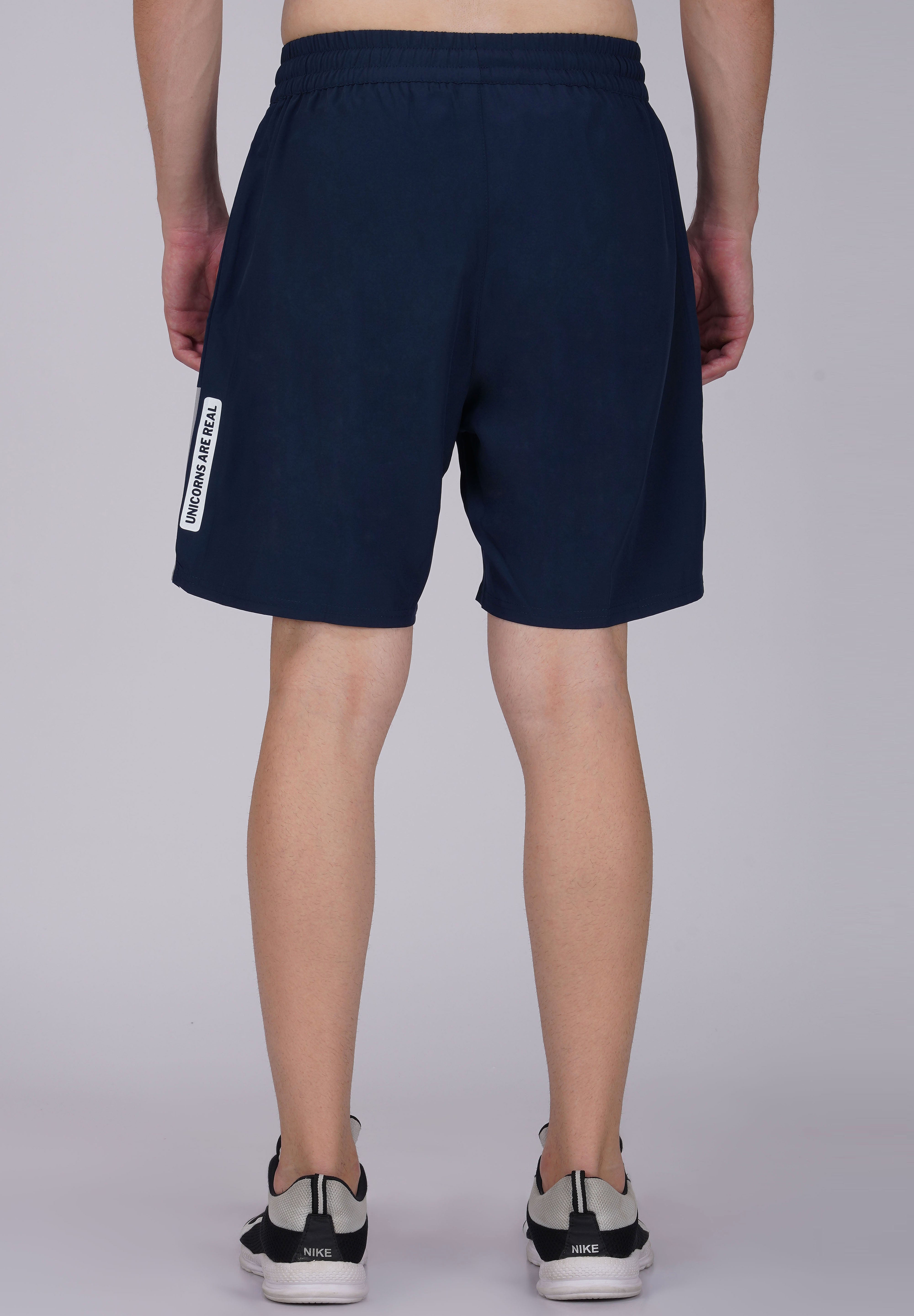 Ns Panel Black Mens Sports Shorts