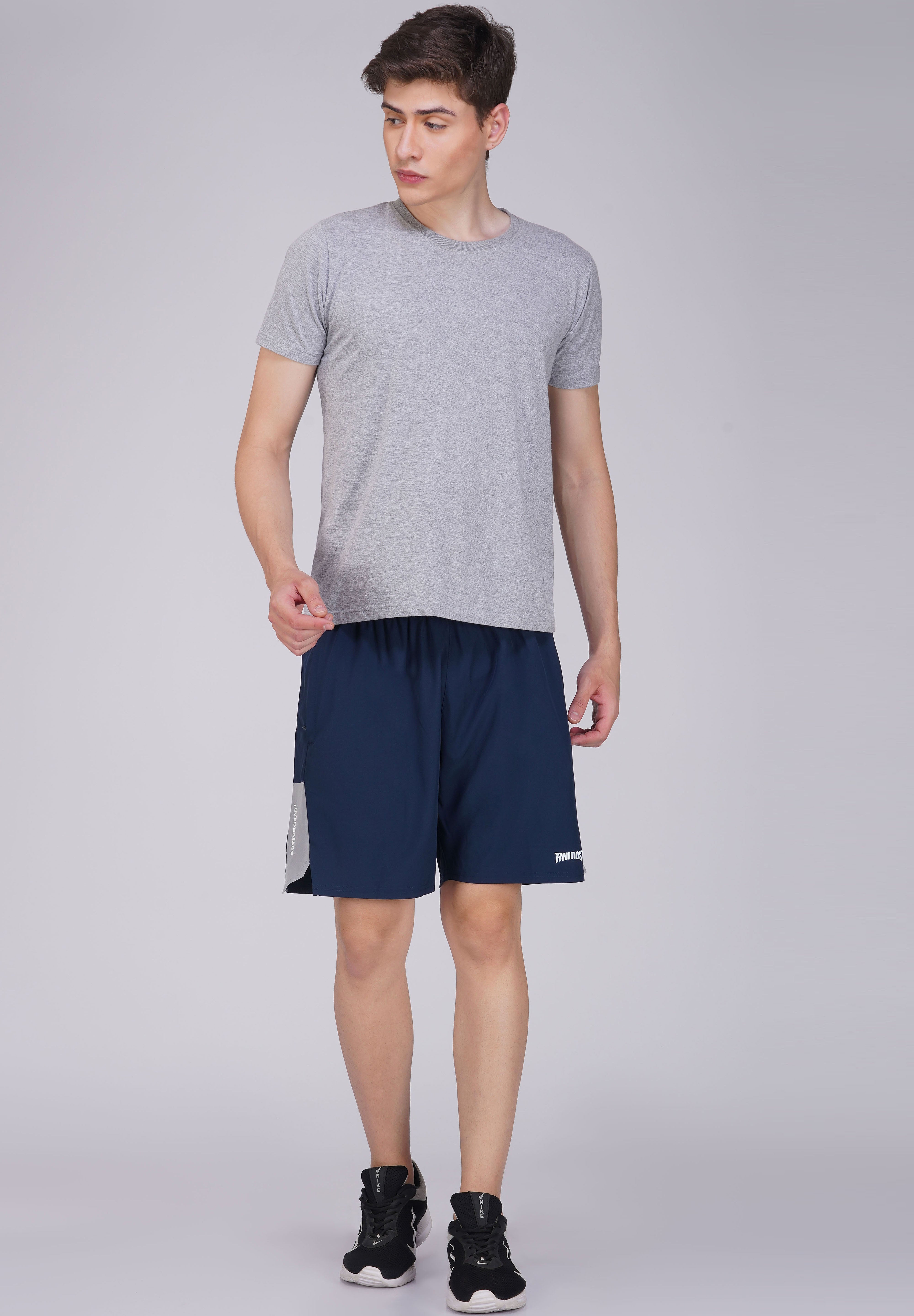 Ns Panel Blue Mens Sports Shorts