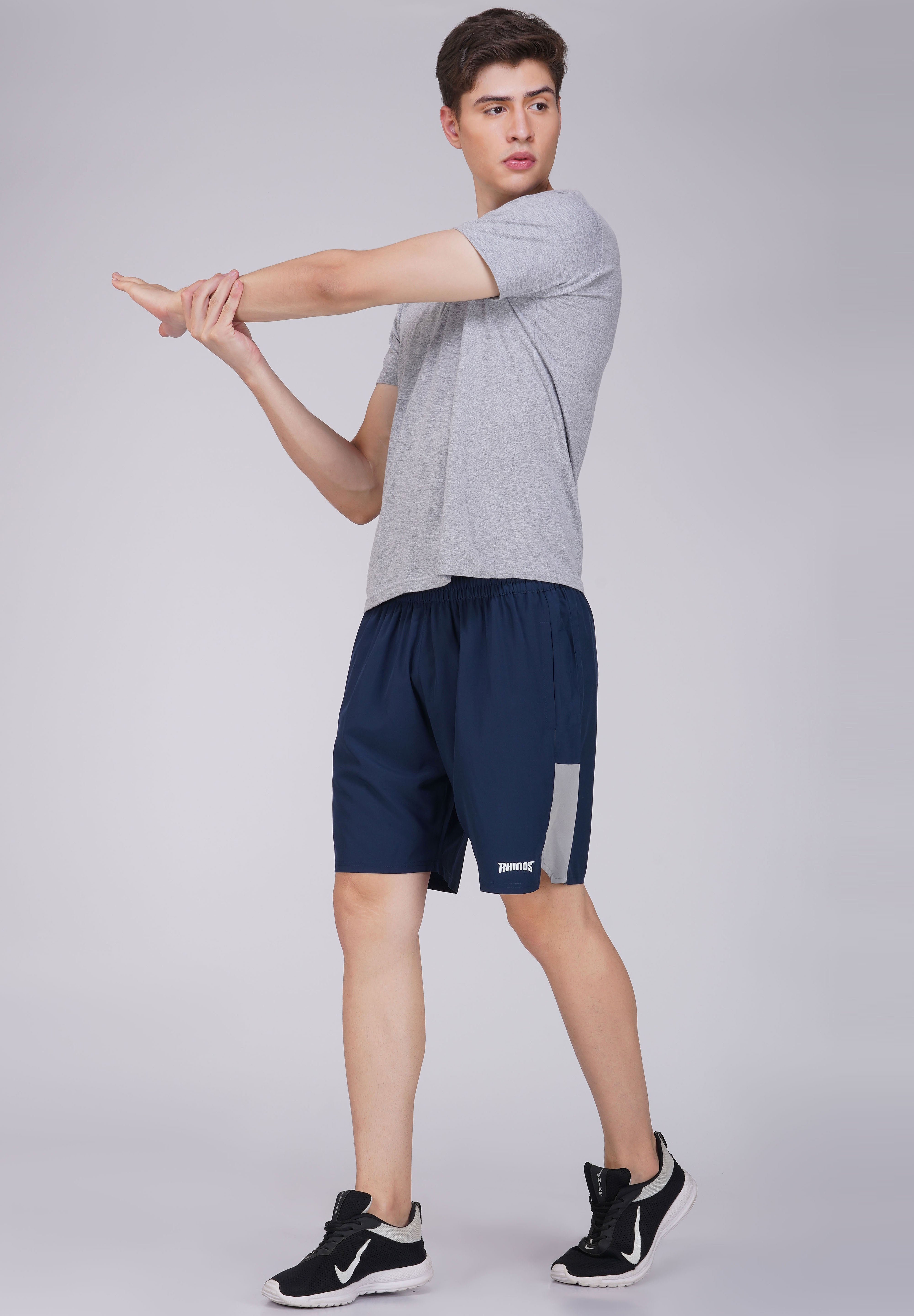 Ns Panel Blue Mens Sports Shorts
