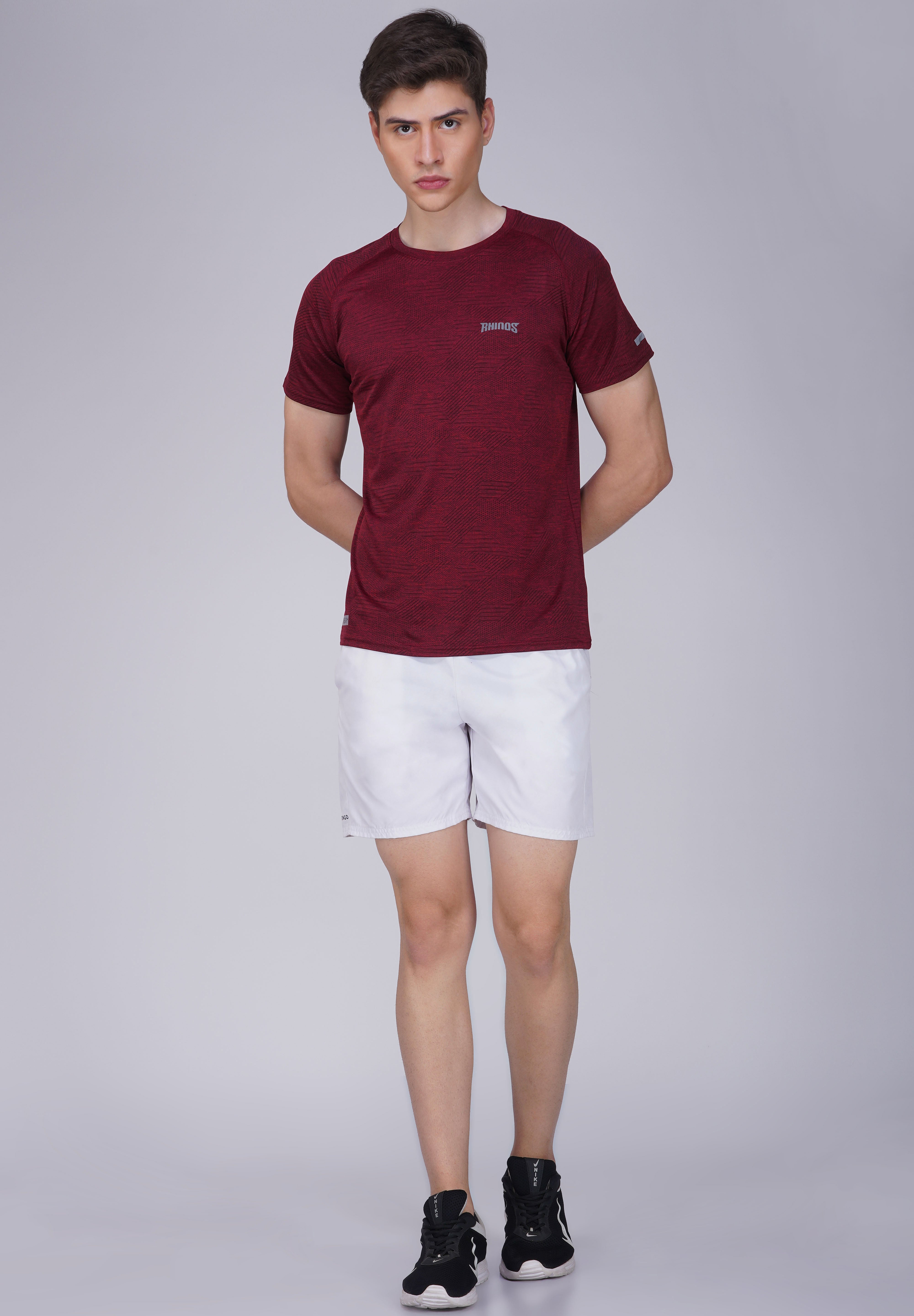 Jaquard mens t-shirt