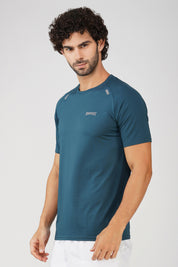 Panel Blue Sports T shirt for men