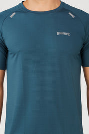 Panel Blue Sports T shirt for men