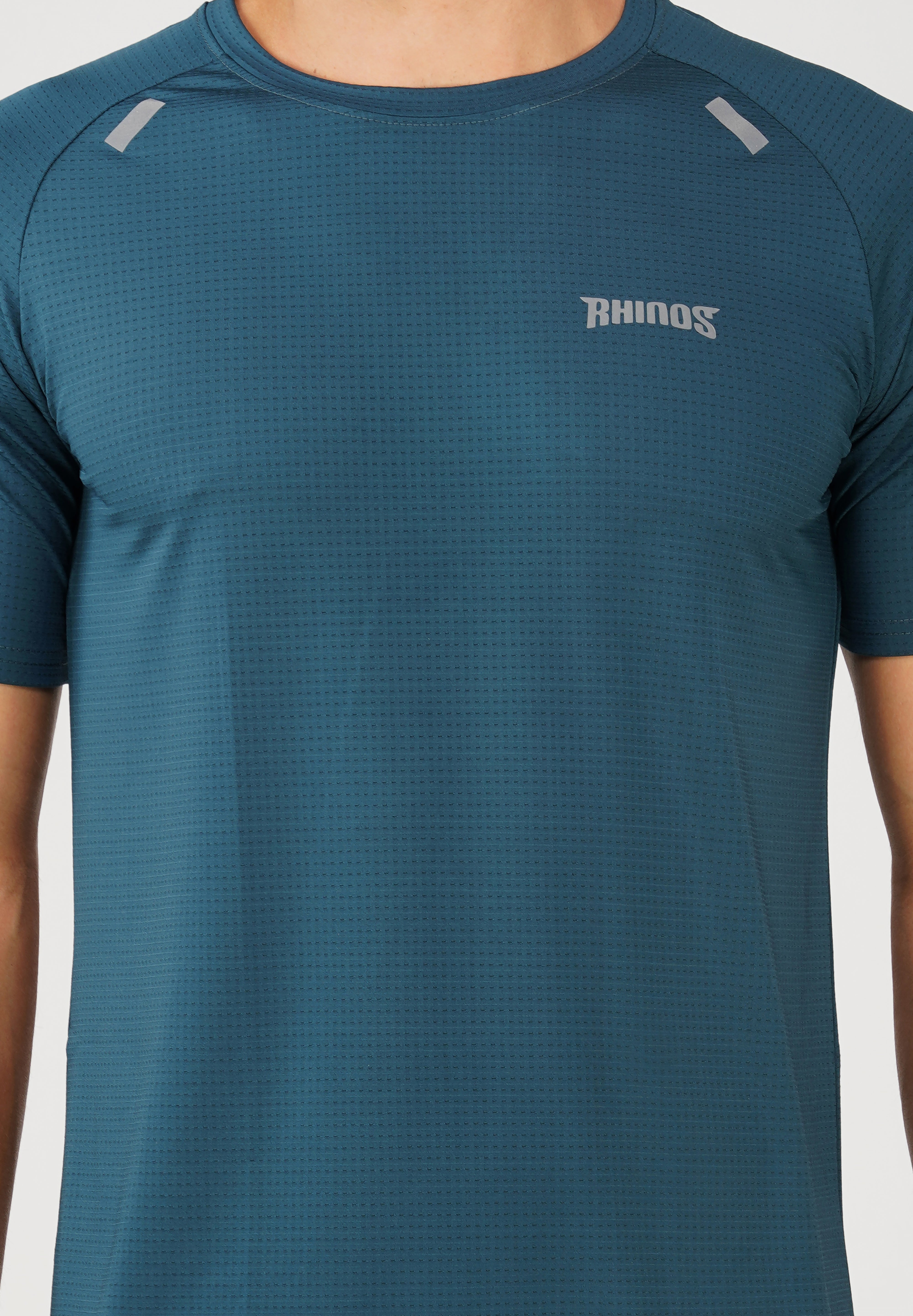 Panel Blue Sports T shirt for men
