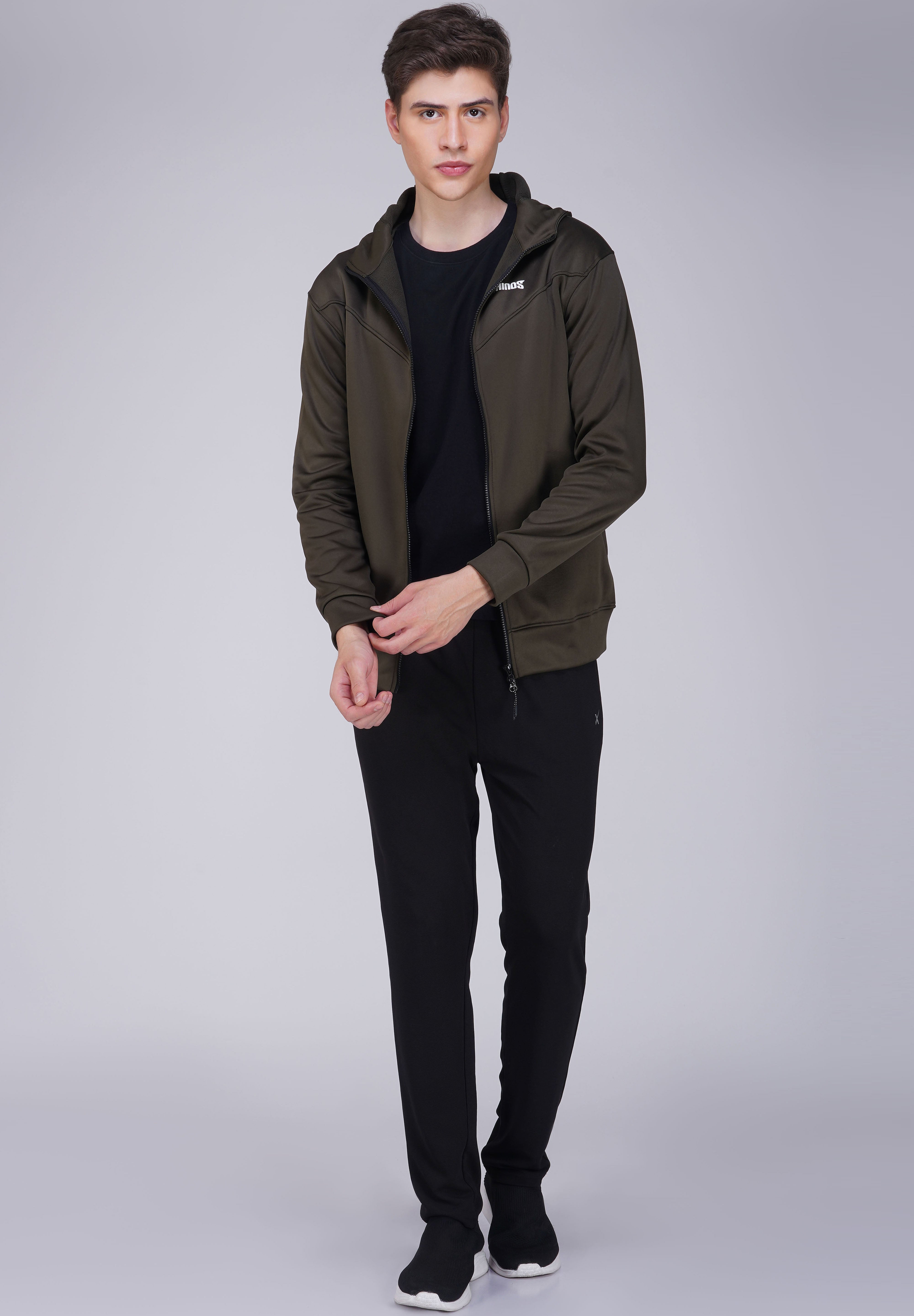 Hoodie Jacket Olive Green