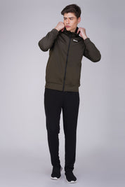 Hoodie Jacket Olive Green