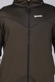 Hoodie Jacket Olive Green