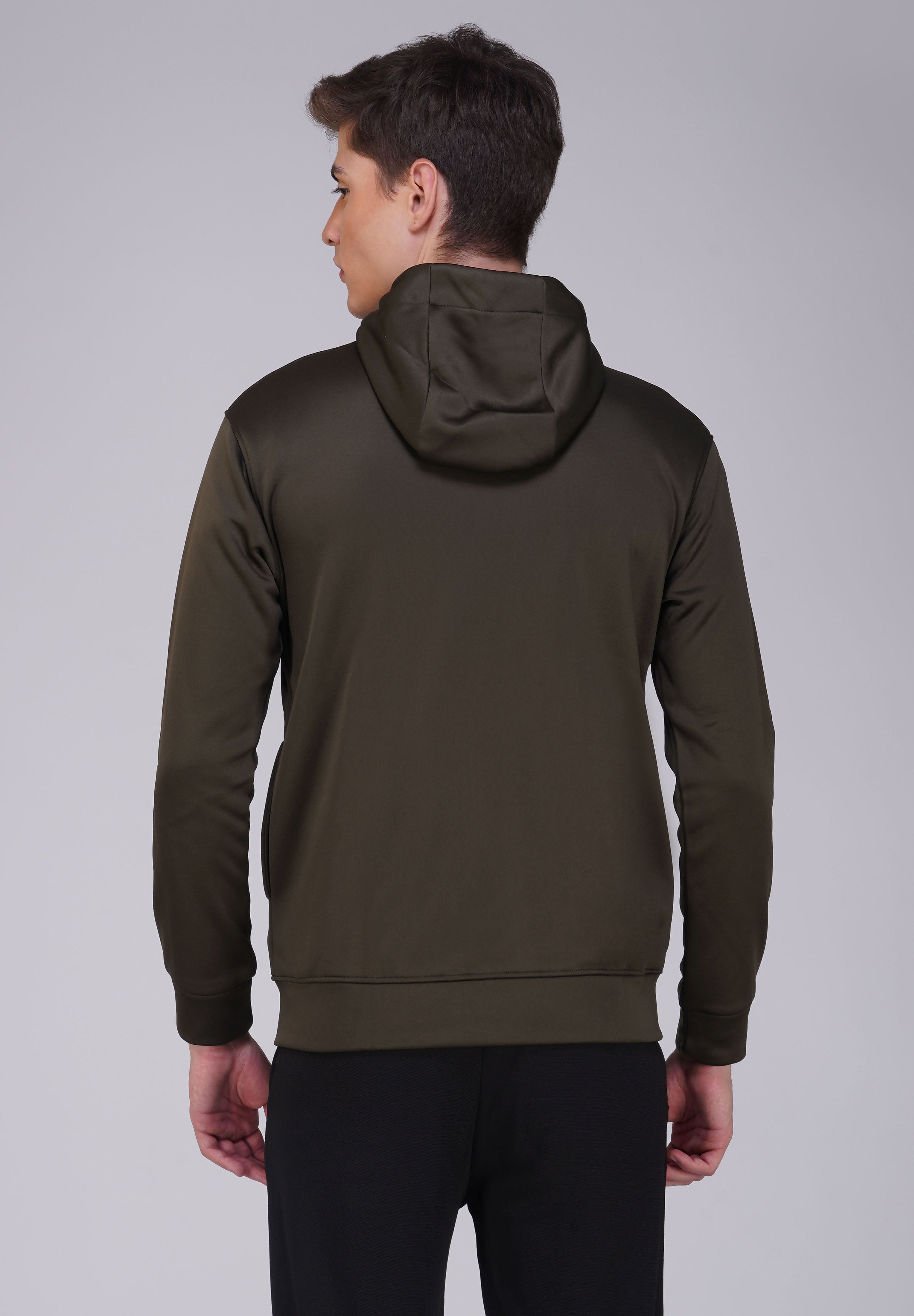 Hoodie Jacket Olive Green