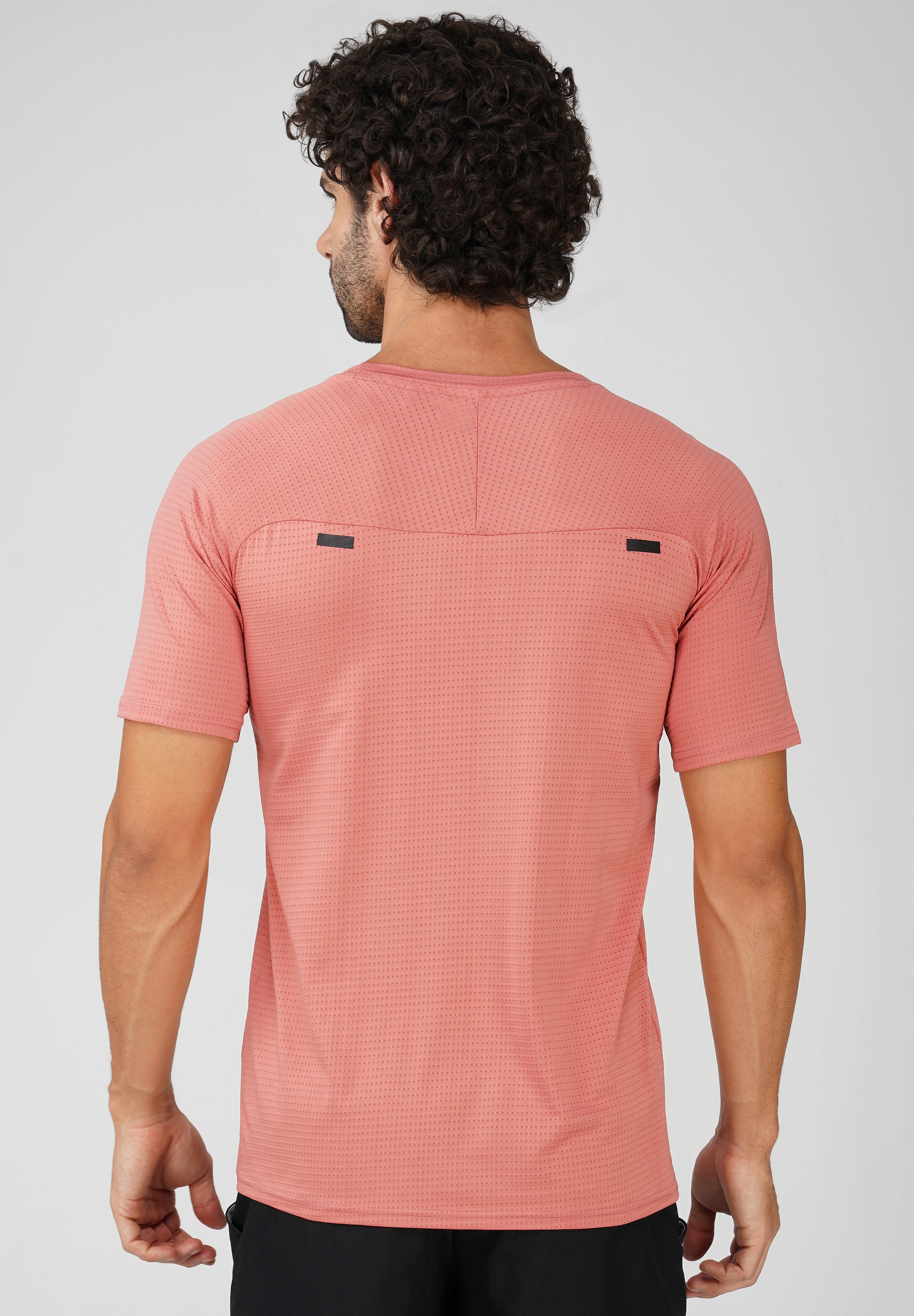 Panel Rustic Pink Sports T shirt for men