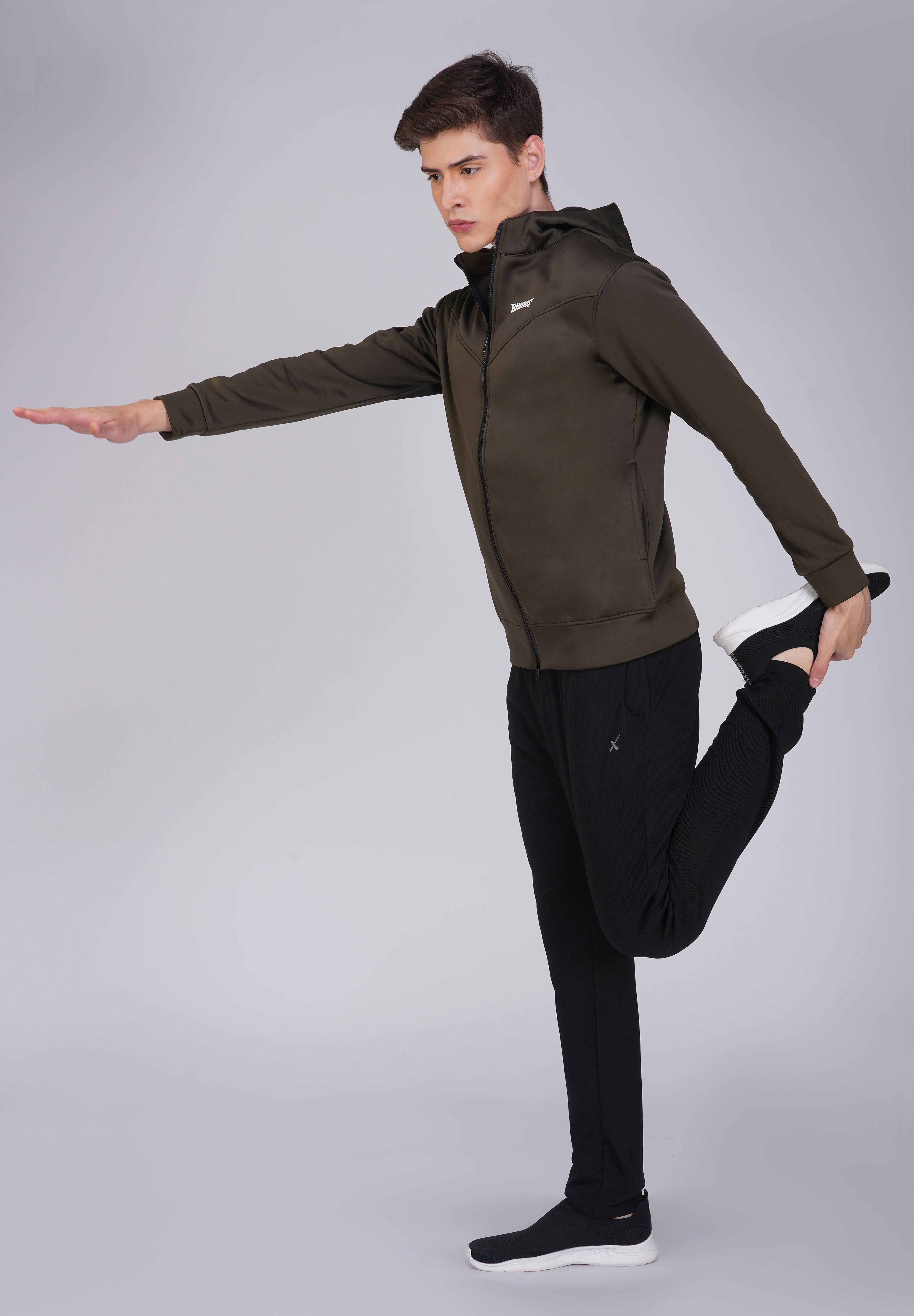 Hoodie Jacket Olive Green