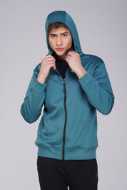 Hoodie Jacket Turquoise