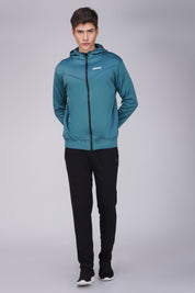 Hoodie Jacket Turquoise