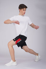 Ns Panel Black Mens Sports Shorts