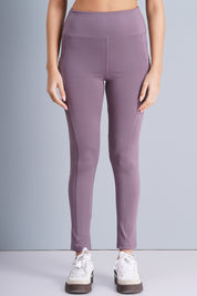 Rhinos All Day Ankle-Length D-Pocket Leggings: Lavender