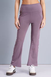 Rhinos TrendyTwirl Flare Pants: Lavender