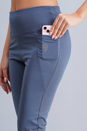 Rhinos TrendyTwirl Flare Pants: Still Blue
