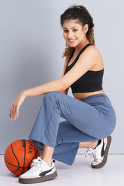 Rhinos TrendyTwirl Flare Pants: Still Blue