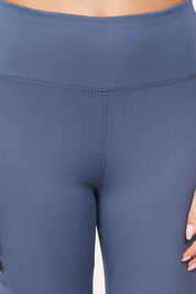 Rhinos All Day Ankle-Length D-Pocket Leggings: Still Blue