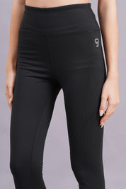 Sports Bra & Leggings Co-Ord Set-Black