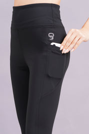 Sports Bra & Leggings Co-Ord Set-Black