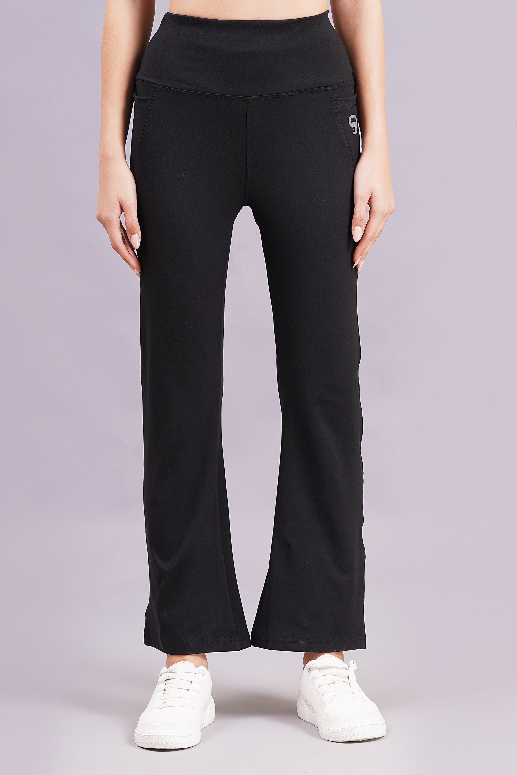 Rhinos TrendyTwirl Flare Pants: Black