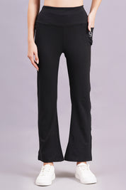 Rhinos TrendyTwirl Flare Pants: Black