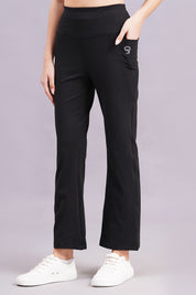 Rhinos TrendyTwirl Flare Pants: Black