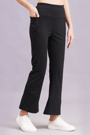 Rhinos TrendyTwirl Flare Pants: Black