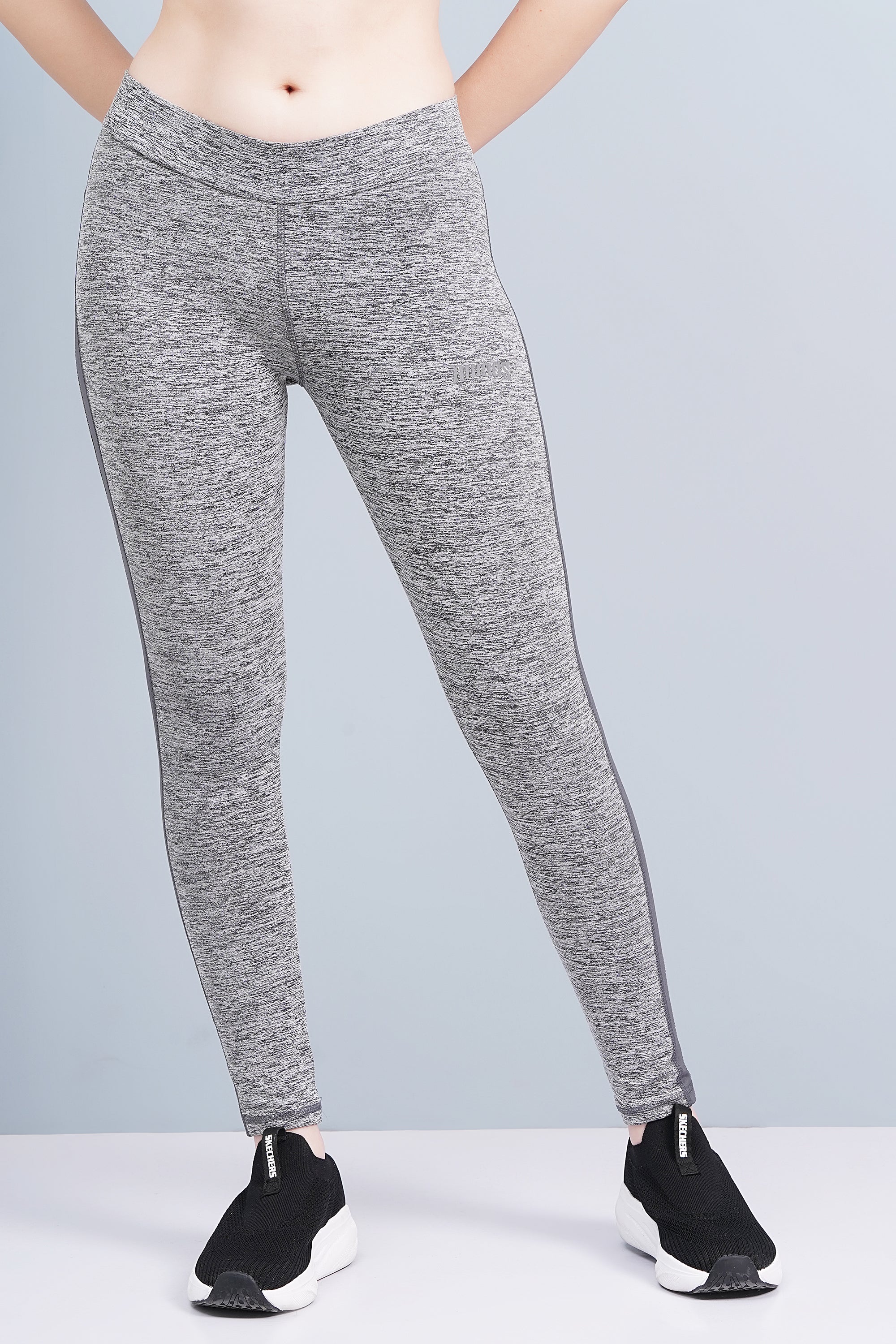 Rhinos Slim Fit Track Pants: Solid Grey