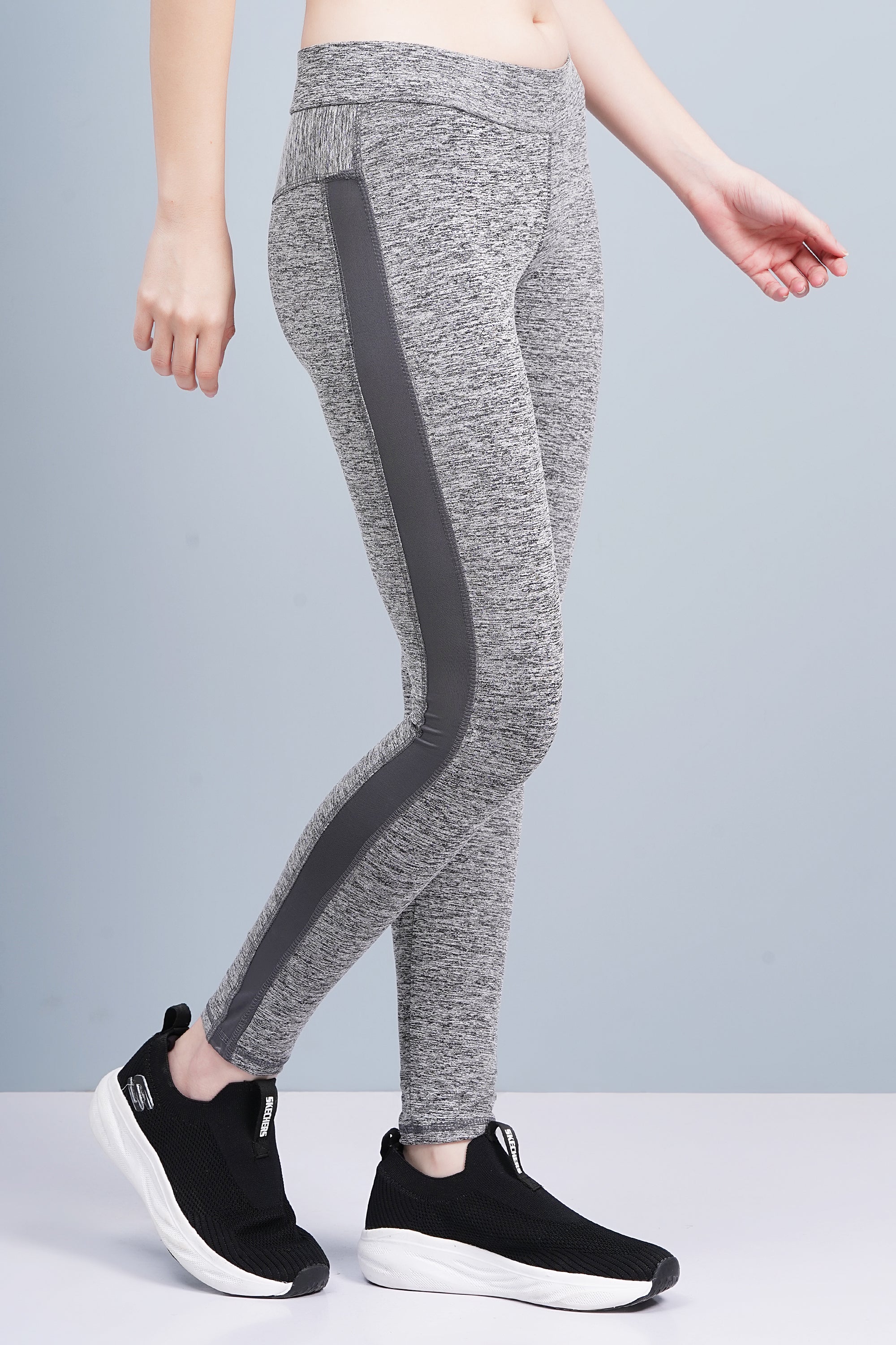 Rhinos Slim Fit Track Pants: Solid Grey