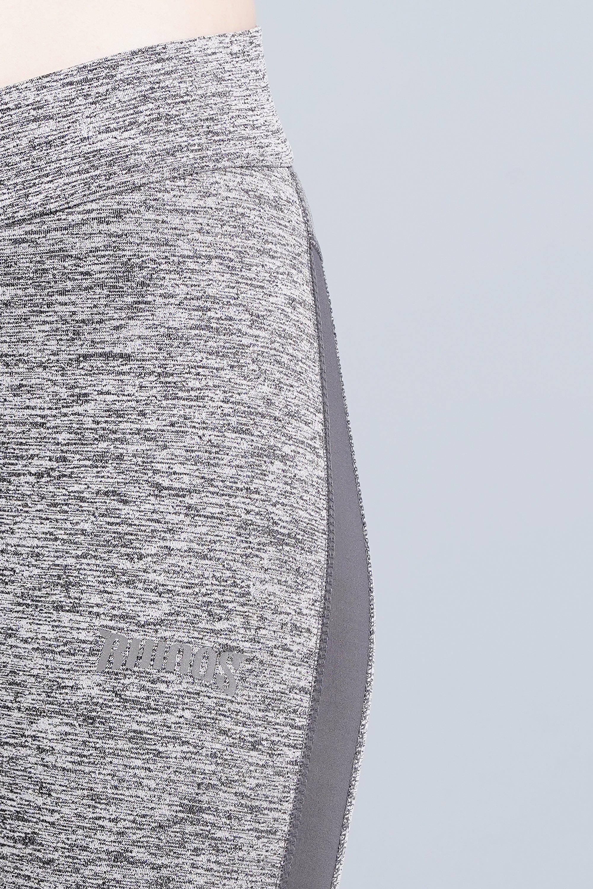 Rhinos Slim Fit Track Pants: Solid Grey