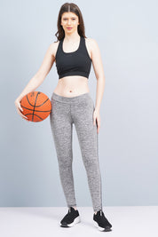 Rhinos Slim Fit Track Pants: Solid Grey