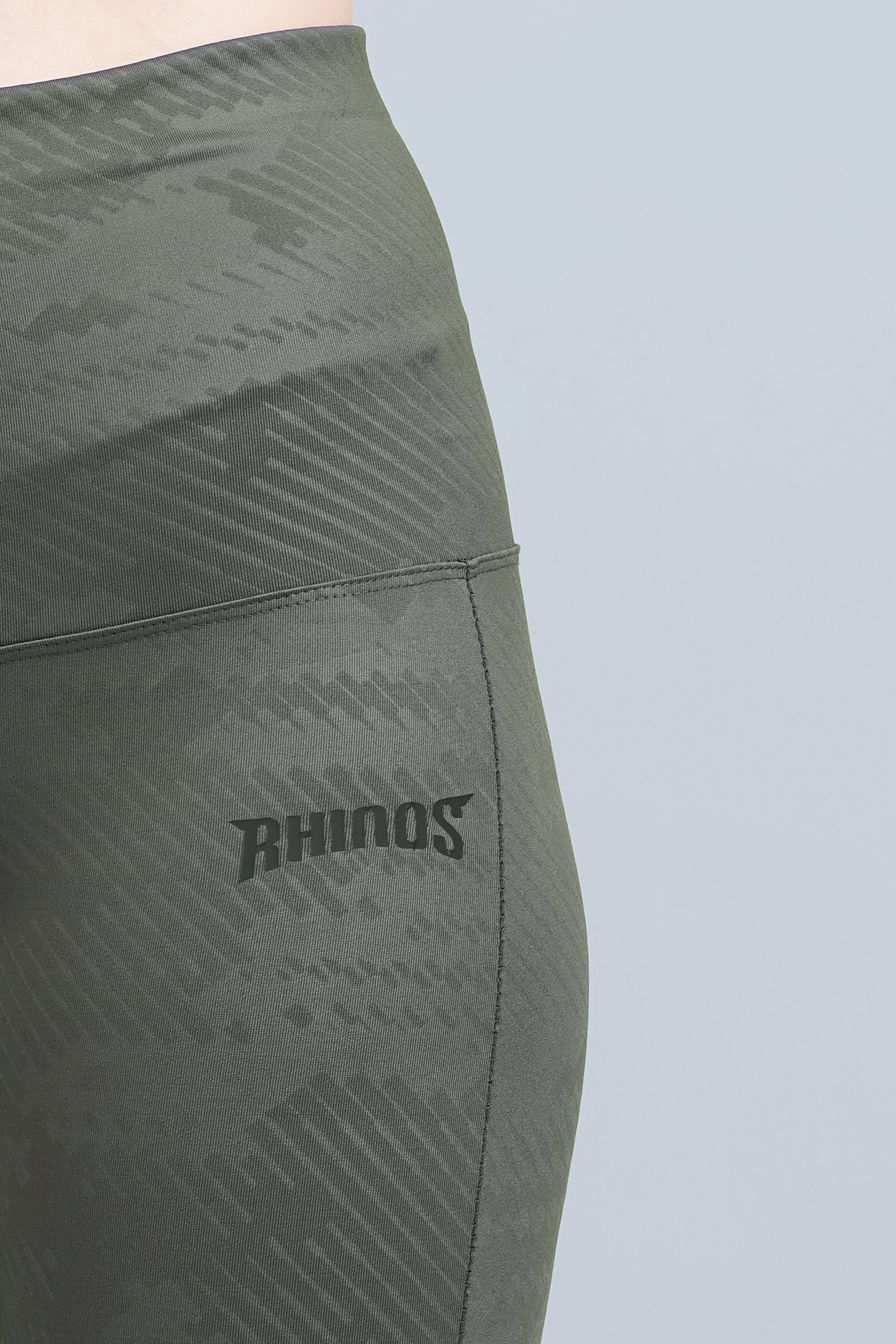 Rhinos Slim Fit CAMO LEGGINGS: Green
