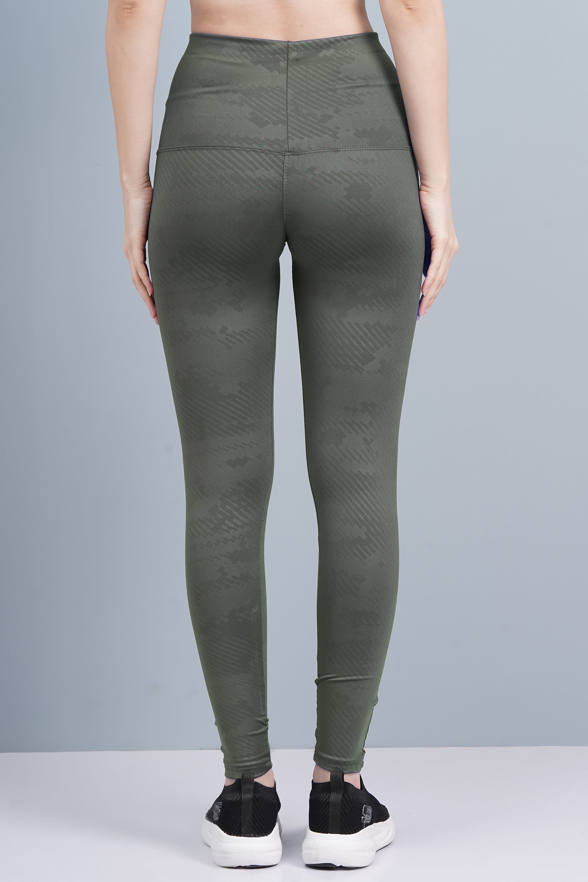Rhinos Slim Fit CAMO LEGGINGS: Green